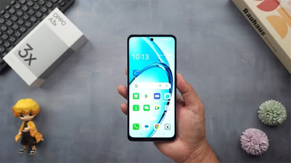 OPPO A3x sở hữu màn hình kích thước 6.67 inch LCD HD+