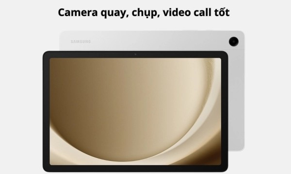 Galaxy Tab A9 Plus có camera sau 8MP và camera trước 5MP