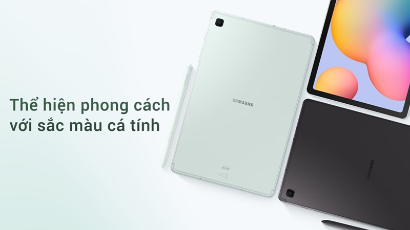 Samsung Galaxy Tab S6 Lite LTE mang phong cách thiết kế hiện đại