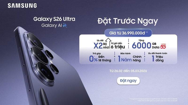 Đặt trước Galaxy S26 Series