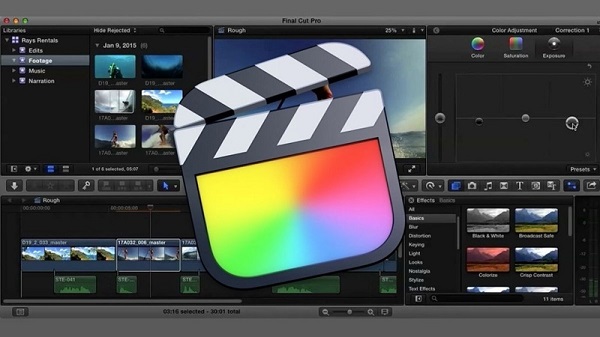 Phần mềm chỉnh sửa video Final Cut Pro chuyên nghiệp do Apple phát triển