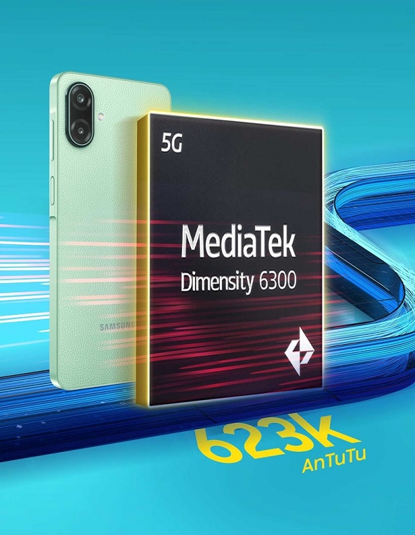 Galaxy F70e 5G sử dụng chip MediaTek Dimensity 6300