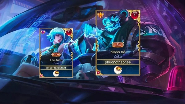 Ghép ảnh Liên Quân kết hợp nhiều yếu tố khác nhau tạo hình ảnh bắt mắt