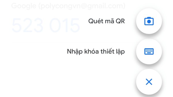 Nhấn dấu cộng (+) → chọn “Quét mã QR”