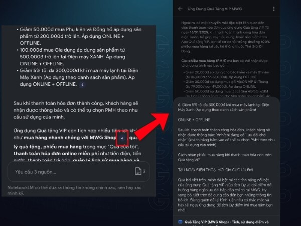 Các trích dẫn nguồn được đánh số rõ ràng