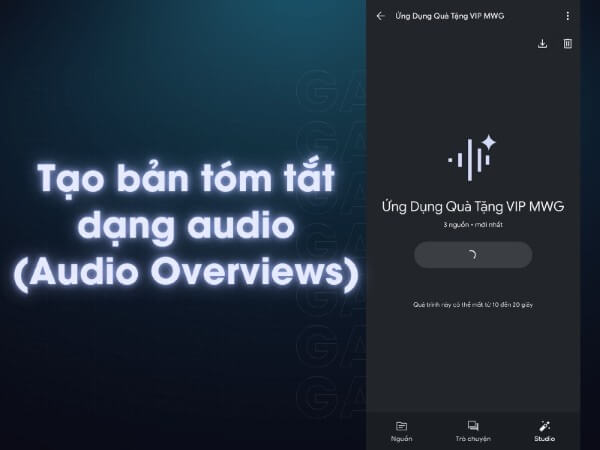 Ứng dụng tự động tạo bản audio tổng hợp nội dung