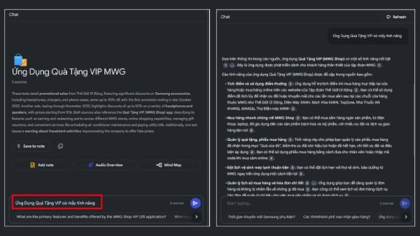 Google NotebookLM đưa ra cảnh báo rằng phản hồi