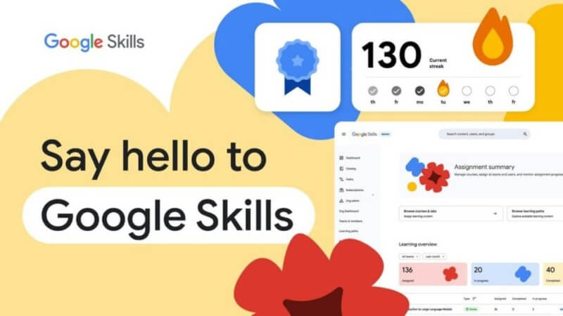 Nền tảng đào tạo trực tuyến Google Skills do Google xây dựng