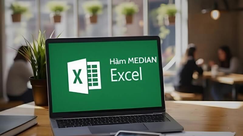 Hàm MEDIAN trong Excel dùng để tìm giá trị trung vị của một tập dữ liệu số
