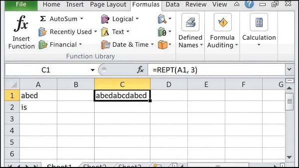 Một số lỗi thường gặp khi dùng hàm REPT