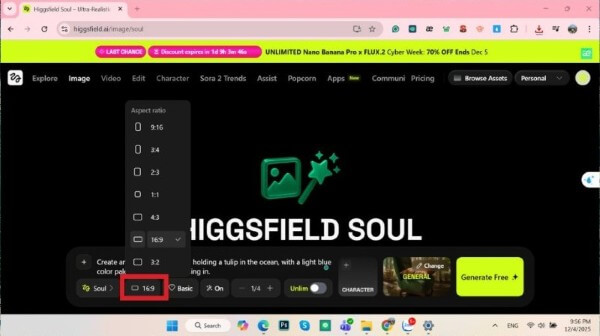 Chọn tỷ lệ khung hình