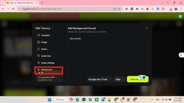 Nhập chi tiết mô tả bối cảnh