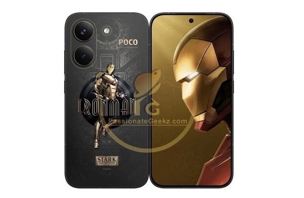 Rò rỉ hình ảnh render của POCO X8 Pro Iron Man Edition