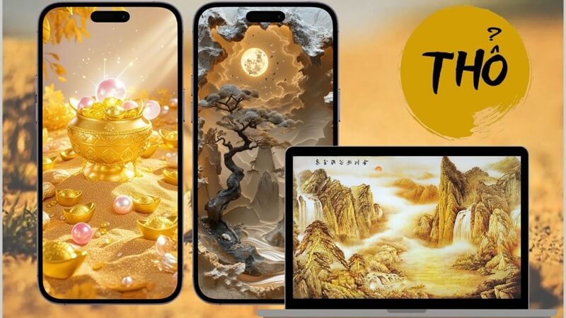 Ý nghĩa khi cài hình nền phong thủy mệnh Thổ