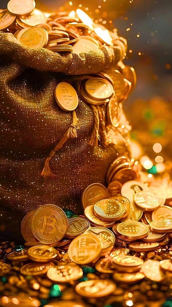 Hình nền đồng tiền vàng