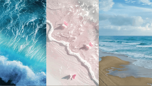 Hình nền dòng suối chảy trong vắt