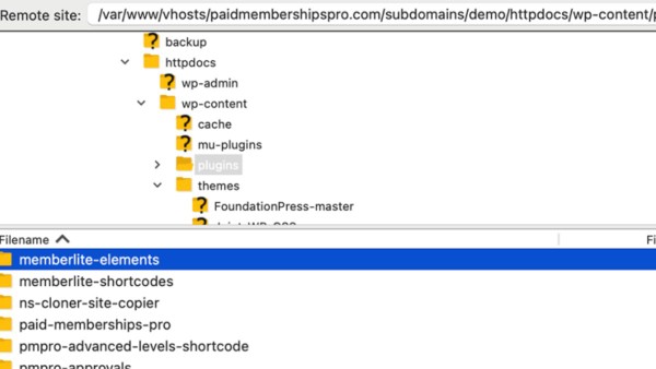 Mở thư mục wp-content/plugins