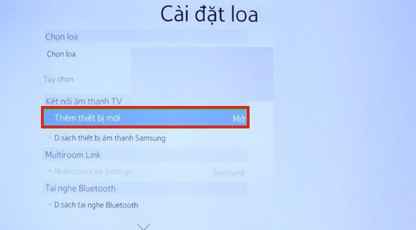 Chọn Thêm thiết bị mới 