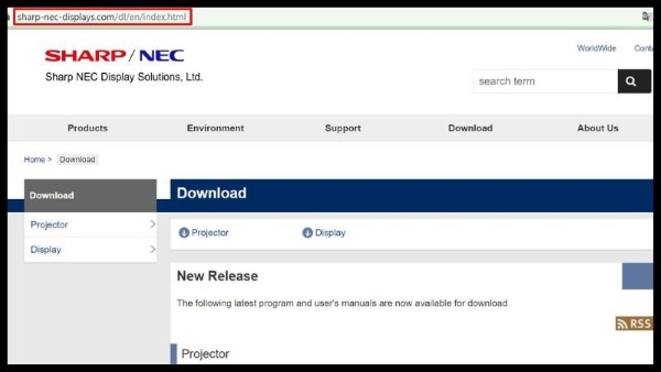 Truy cập trang tải phần mềm MultiPresenter