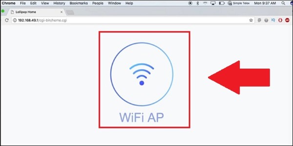 Chọn WiFi AP → nhấn Scan
