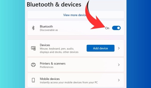 Bật Bluetooth