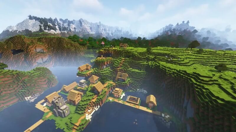 lệnh tìm làng trong minecraft