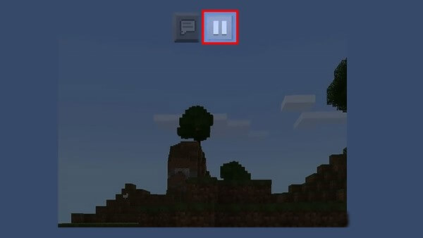 Chọn biểu tượng Pause