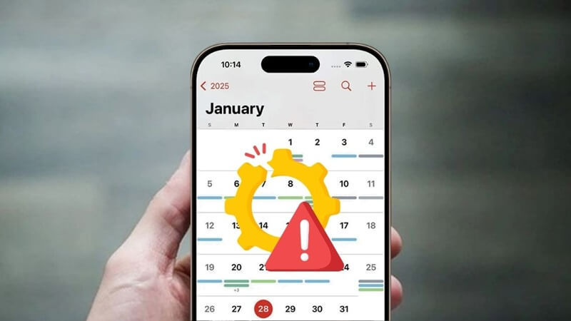 Những nguyên nhân khiến ứng dụng Lịch trên iPhone bị lỗi