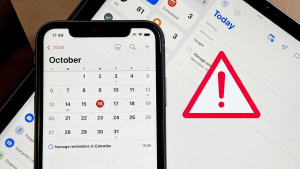 Nguyên nhân do iCloud chưa bật đồng bộ lịch giữa các thiết bị