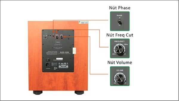 Kết nối dây tín hiệu từ receiver hoặc ampli đến loa sub