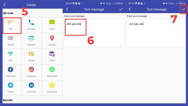 Nhập và lưu nội dung mã code