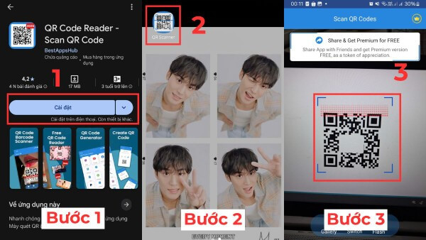 Cách quét mã code bằng ứng dụng chuyên dụng
