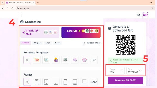 Tiến hành tùy chỉnh giao diện
