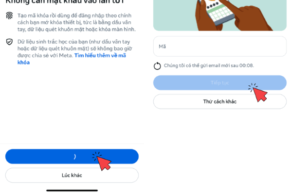 Tiến hành xác minh danh tính