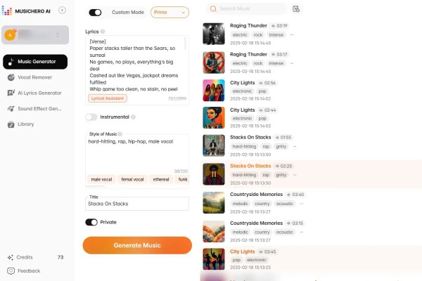 Một số lưu ý khi tạo bài hát AI