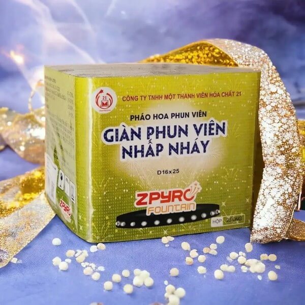 Giàn phun viên nhấp nháy 2024