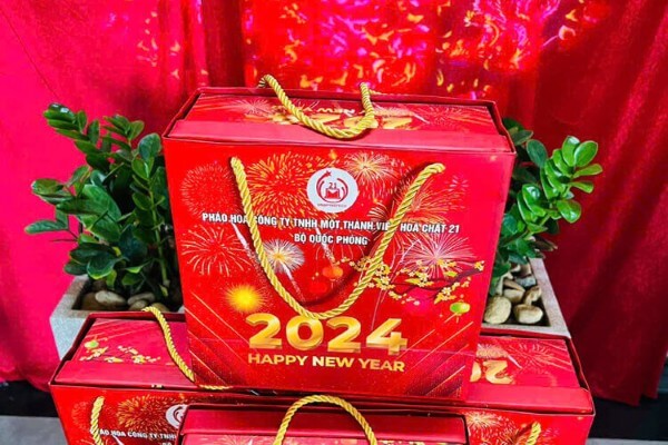 Giàn 100 viên pháo hoa Bộ Quốc phòng 2025