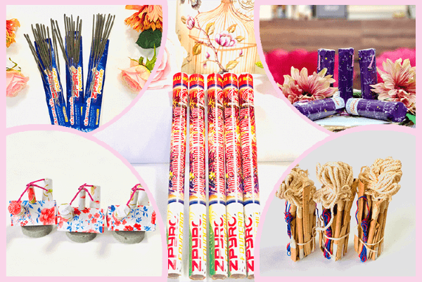 Bộ Quốc cung cấp nhiều loại pháo hoa đơn lẻ khác