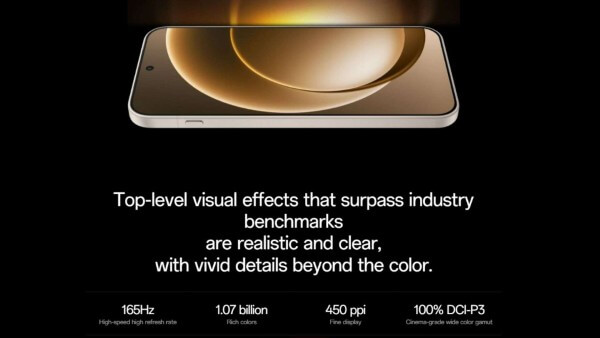 OnePlus 15 trang bị màn hình 6,78 inch, độ phân giải 1.5K 