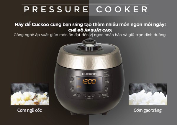 Cuckoo CRP-R1000F là mẫu nồi cơm điện thông minh đáng mua