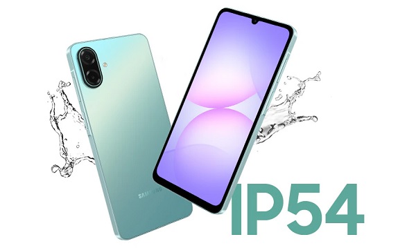 Galaxy A07 5G còn đạt chuẩn kháng nước, kháng bụi IP54