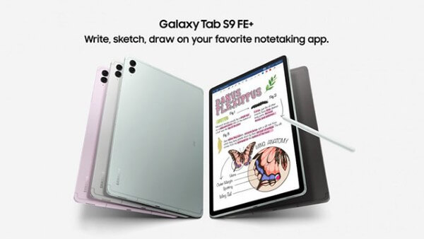 Samsung GalaxyTab S9 FE+ sở hữu thiết kế mỏng nhẹ, mang phong cách hiện đại