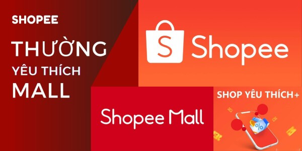 So sánh Shop Mall, Shop yêu thích và Shop thường