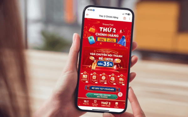 Tất cả sản phẩm bán tại Shopee Mall đều là hàng chính hãng