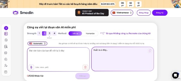 Những tính năng nổi bật của Smodin.io