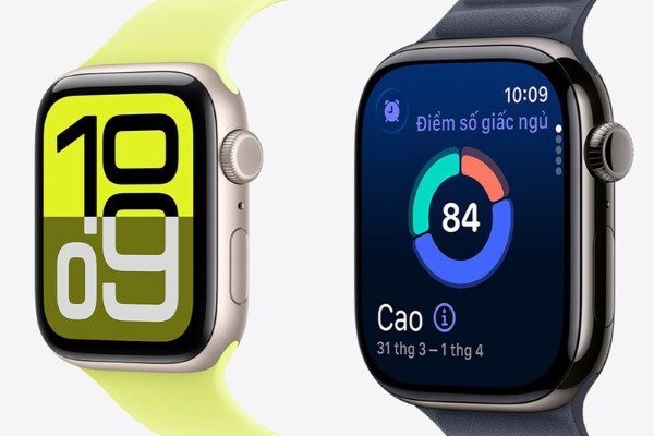 So sánh màn hình Apple Watch Series 11 và Apple Watch SE 3