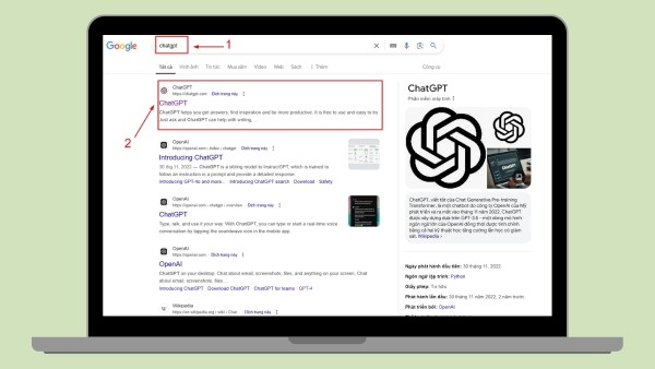 Tìm kiếm từ khóa “ChatGPT” trên Google