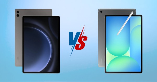 Galaxy Tab S10 FE Plus và Tab S9 FE Plus đều dùng tấm nền TFT LCD 90 Hz