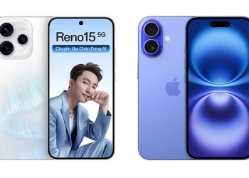 So sánh OPPO Reno15 5G và iPhone 16