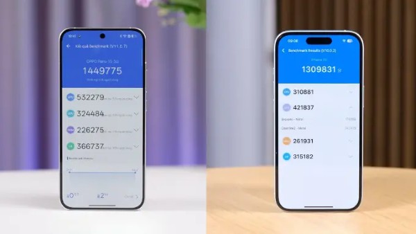 So sánh hiệu năng và phần mềm trên OPPO Reno15 vs iPhone 15